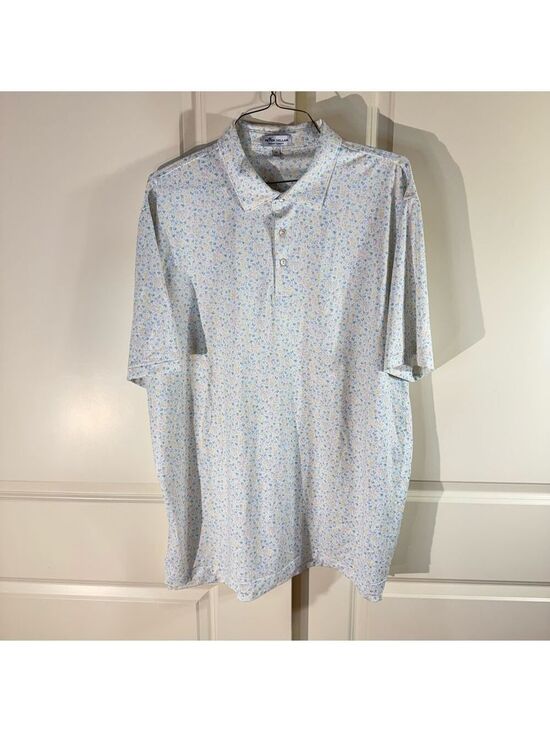 Peter Millar Other - Peter Millar Golf Motif Print Summer Comfort Performance Polo/Golf Shirt XL